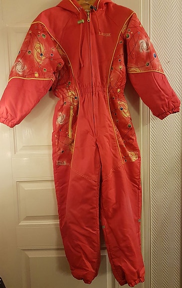 Vintage, talvihaalari, väljä malli, 140cm, 90-lukua, Lassie
