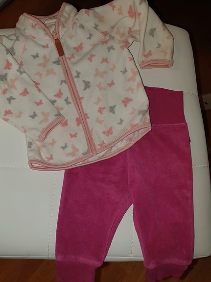 Fleece  paita ja housut