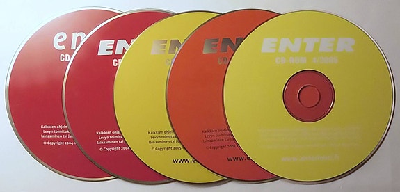 Enter-lehden cd-levyt