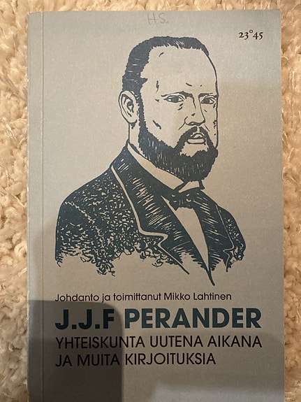 Lahtinen: J.J.F. Perander yhteiskunta uutena