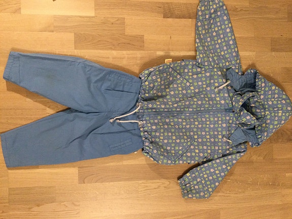 Välikausitakki ja välikausihousut, koko 92 cm
