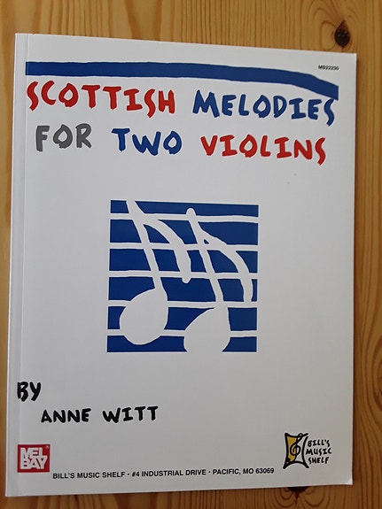 Nuotti: Scottish melodies, 2 viulua