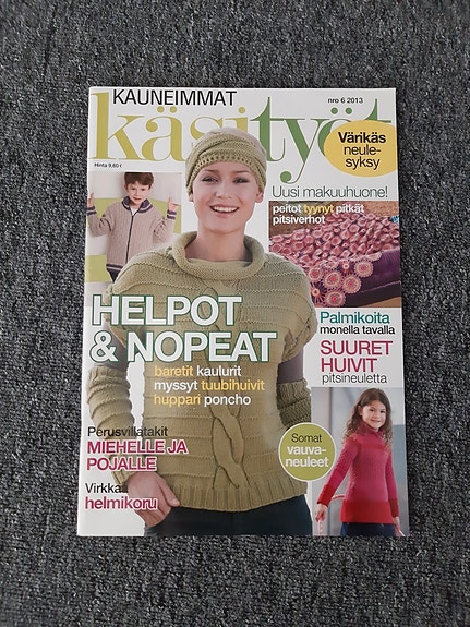 Kauneimmat Käsityöt-lehti  6/2013