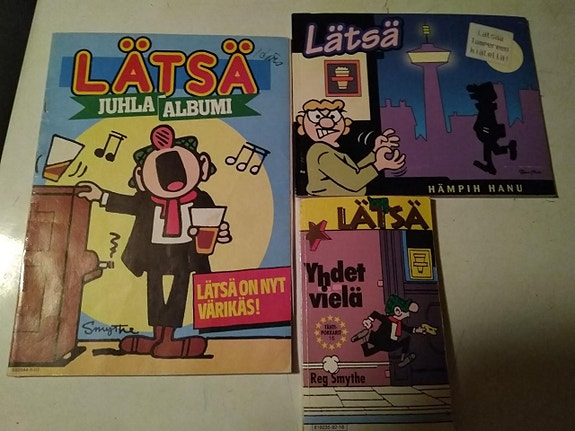 Lätsä sarjakuva kirjat