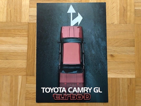 Esite Toyota Camry GL Turbo Diesel 1984, ruotsi