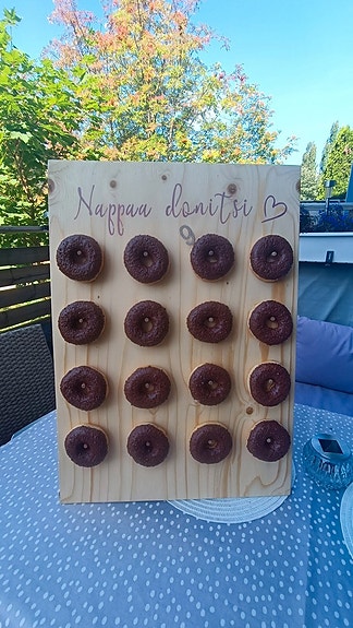 Vuokralle donitsiseinä