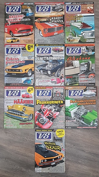 V8 magazine lehtiä 2016