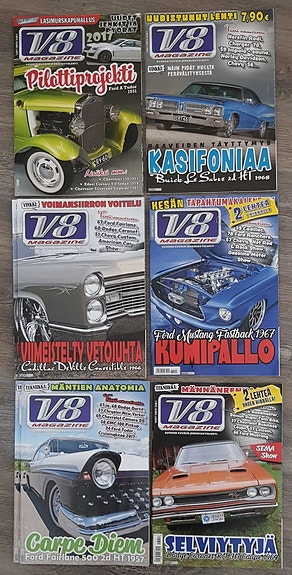 V8 magazine lehtiä 2017
