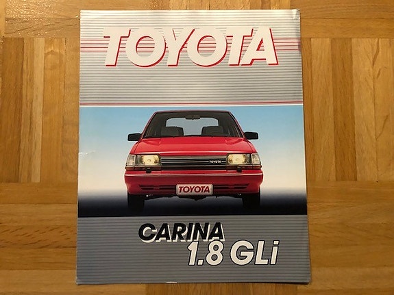 Esite Toyota Carina II AT151 1,8 GLi 1986/1987 Carina 2