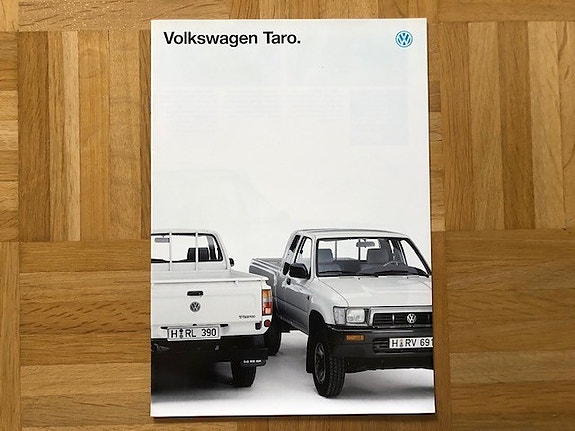 Esite Volkswagen Taro vuodelta 1990 / 1991. VW VAG