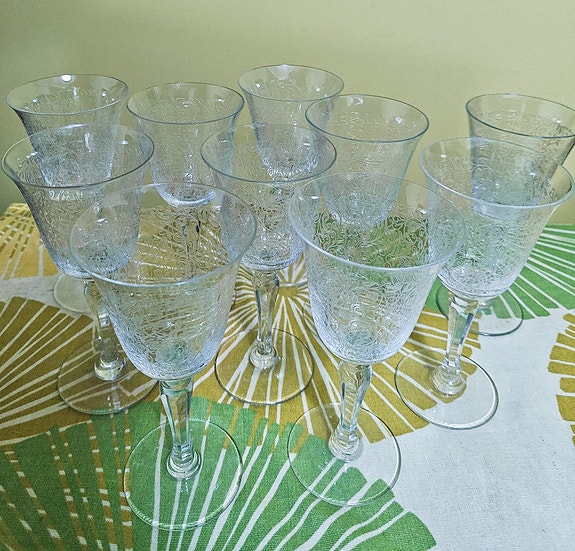Kristallisia viinilaseja, 10 kpl