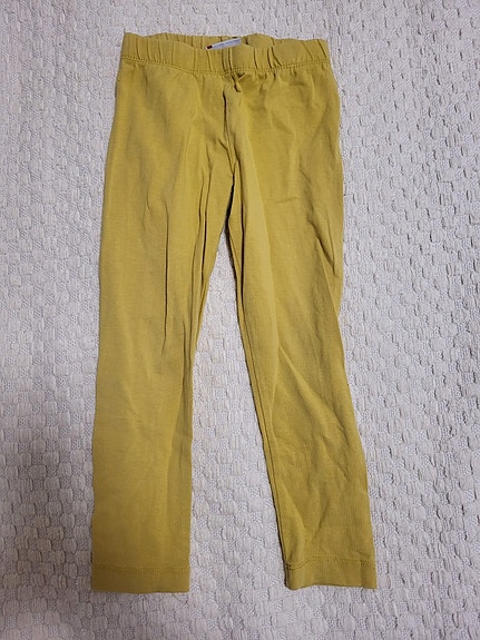 Ohuet keltaiset housut, koko 90