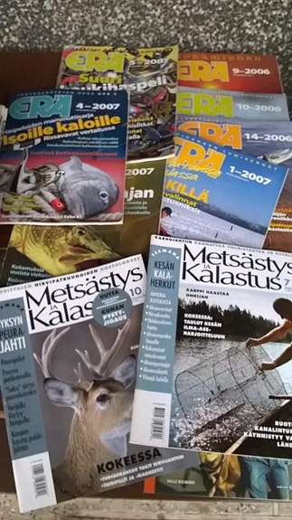 ERÄ- Lehdet 8 ja 7 Metsästys ja Kalastus lehteä