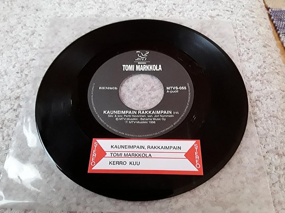 Tomi Markkola 7" Kauneimpain rakkaimpain