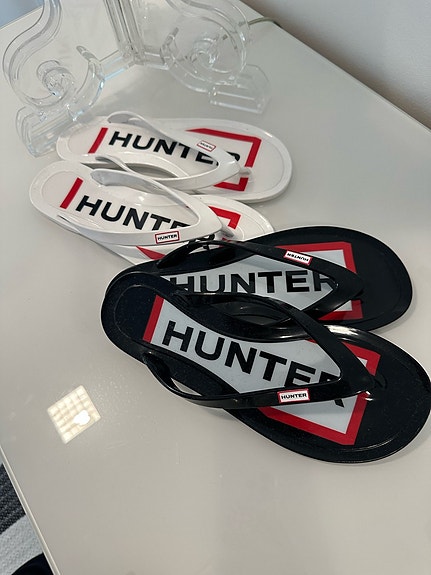 Hunter varvastossut uudet 38 valkoiset