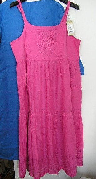 Uusi Gudrun Sjöden pinkki helle mekko XL Fantasia