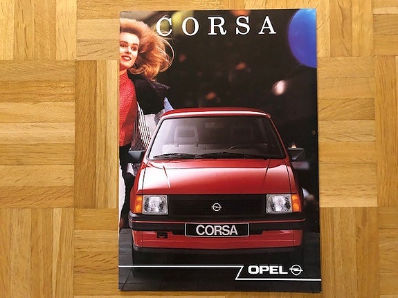 Esite Opel Corsa A 1988/1989 sis. myös Corsa GSi