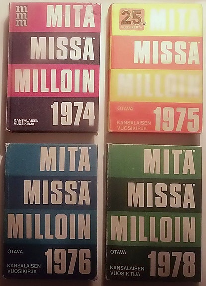 Mitä missä milloin -kirjoja