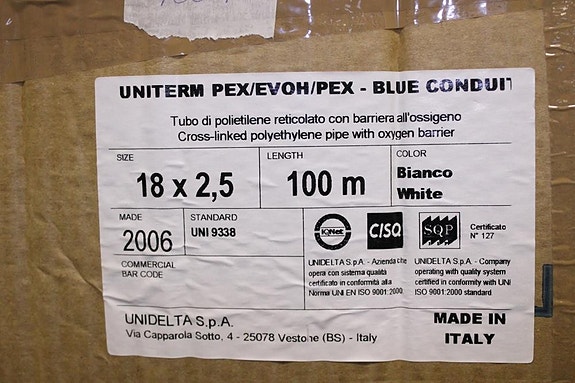 Uniterm Radi PEX 18x2,5 Hinta neuvoteltavissa