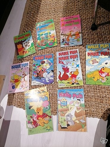 Vanhoja Nalle Puh lehtiä -80 ja 90-luvuilta