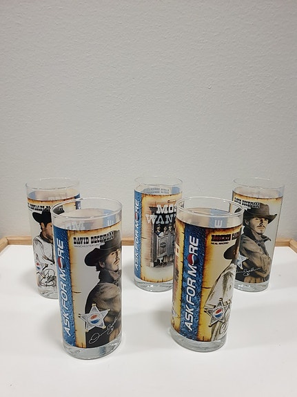 Pepsi-keräilylasit 5kpl