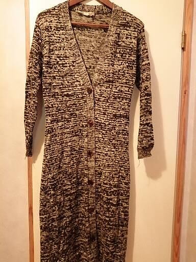 70-luku maxi neule