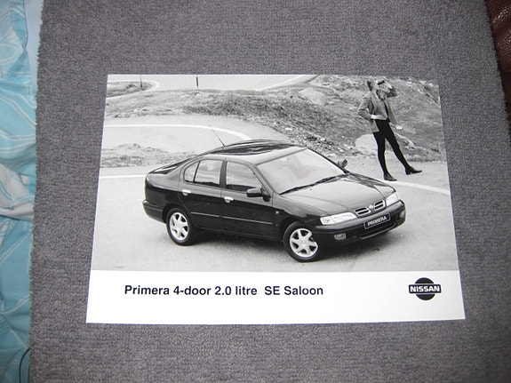Nissan Primera 4d 2.0 litraa SE Saloon mainoskuva