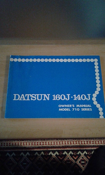 Datsun 160J 140J Malli 710 ohjekirja