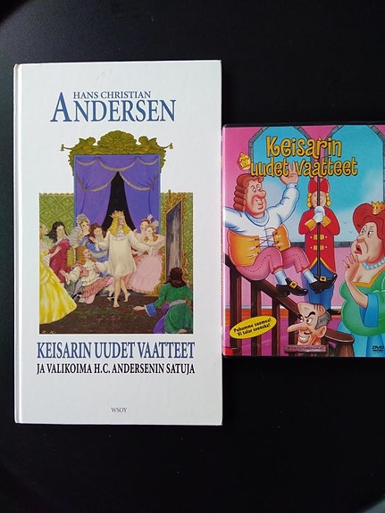 Keisarin uudet vaatteet kirja ja dvd, Imatra/posti