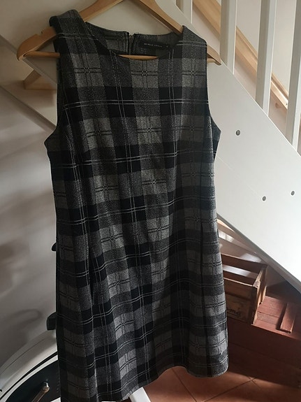 Vintage ruudullinen mekko/tunika