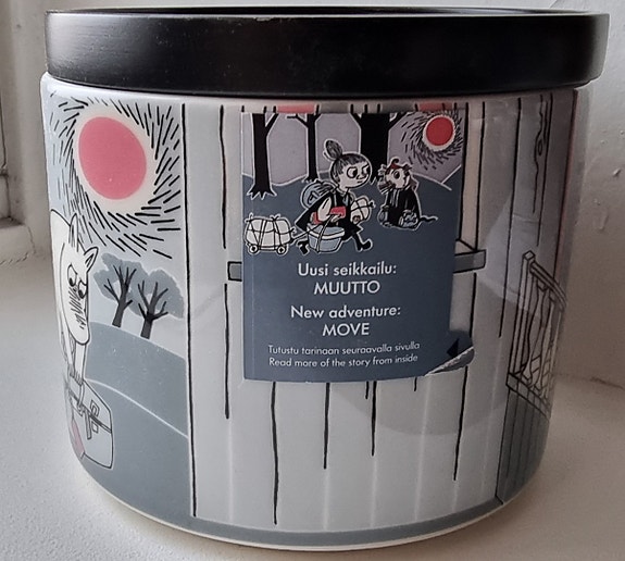 Arabia Muumi Seikkailu Muutto-purkki 0,7l