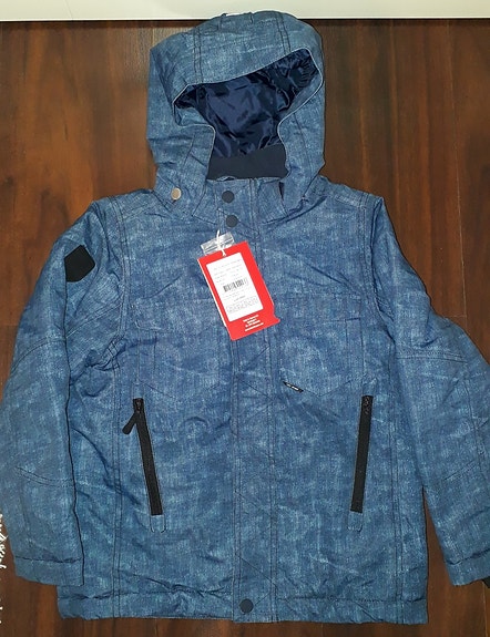 Uusi Ticket Mingus farkkulook toppatakki 122 cm