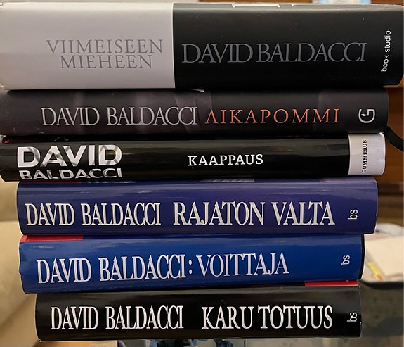 David Baldacci kirjoja 3 kpl