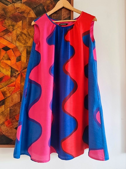 MARIMEKKO, xs-s, silkki-viskoosia, uudenveroinen