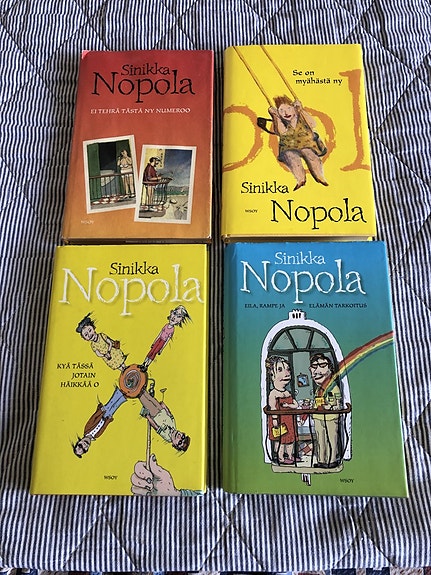 Sinikka Nopola; neljä kirjaa Eilasta ja Rampesta