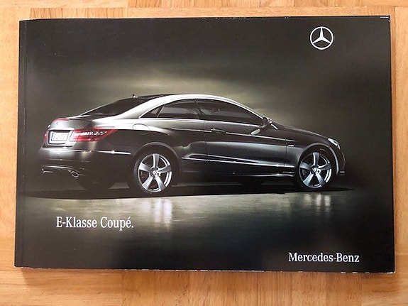 Esite Mercedes-Benz E-sarja Coupe C207 vuodelta 2009/2010