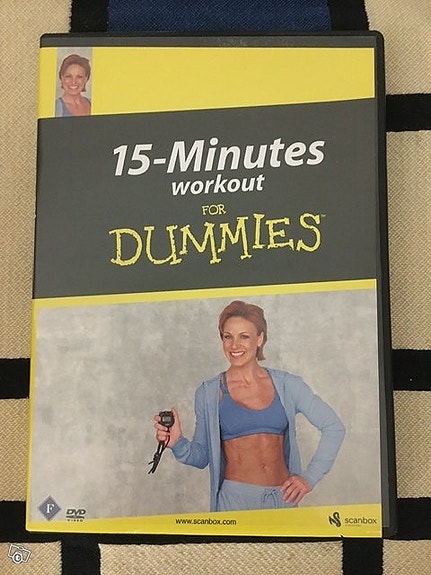 15-Minutes workout For Dummies dvd suomijulkaisu