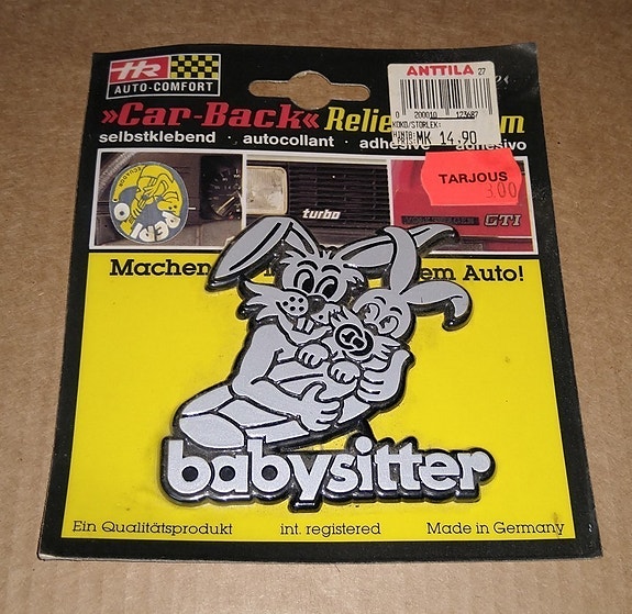 Koristemerkki Babysitter