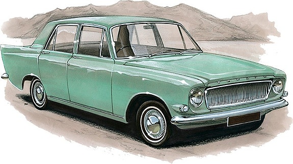 Ford Zephyr & Zodiac varaosakirjat 1950-60-luvulta