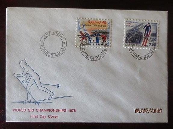 FDC Hiihdon MM-kisat 1977