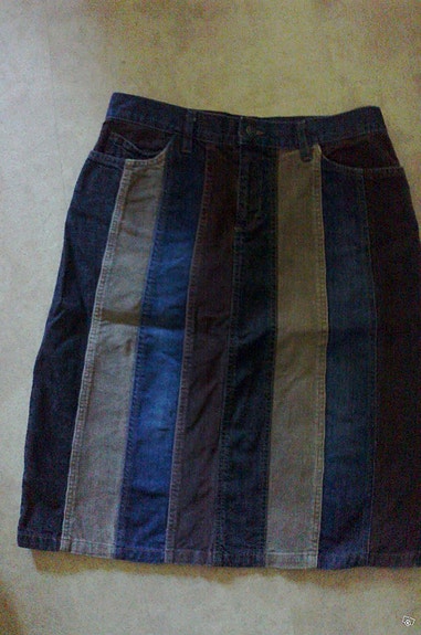 Finn wear musta+kukka mekko ( XL) + Jeans-hame L