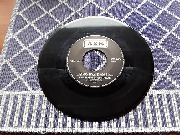 Toni Rossi ja Sinitaivas 7" Kylmä tuuli ja jää