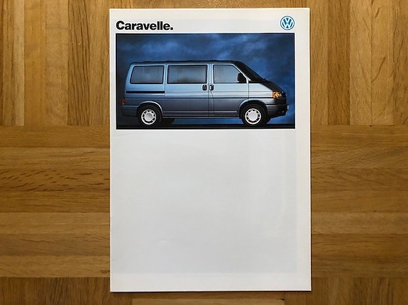 Esite Volkswagen Caravelle vuodelta 1992 VW VAG T4
