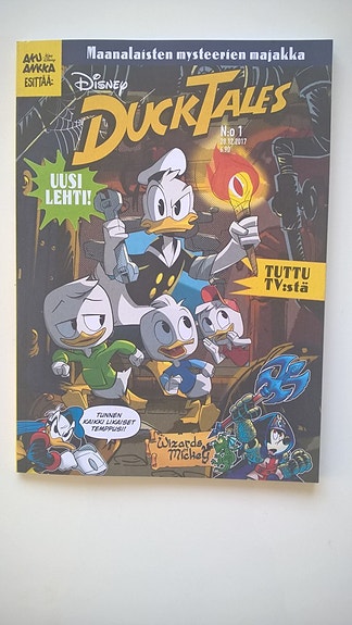 Ensimmäinen Duck Tales suomeksi, numero 1-2017