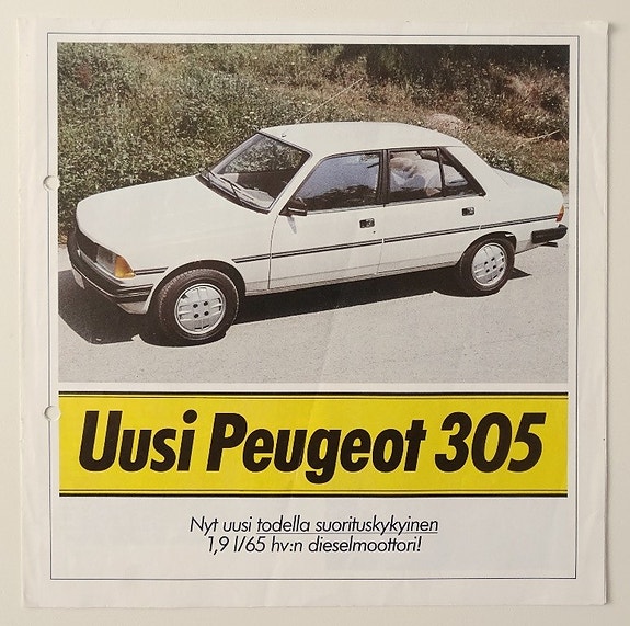Autoesite Peugeot 305 ja 505