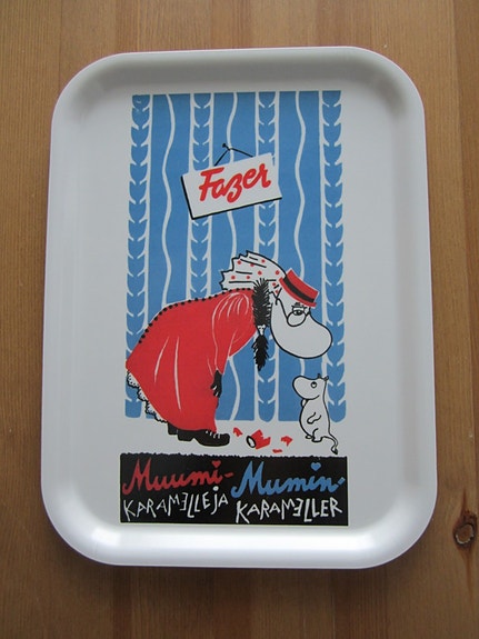 Muumi tarjotin Fazer