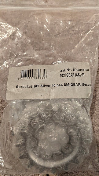 Shimano Ratas 16T SM-GEAR Nexus