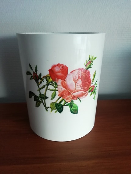 Vintage purkki muovinen