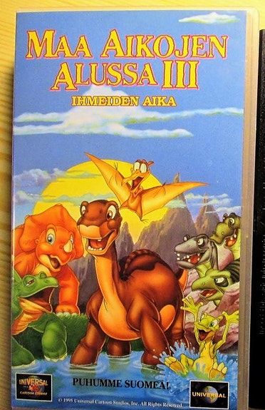 Maa aikojen alussa III Lasten VHS-elokuva