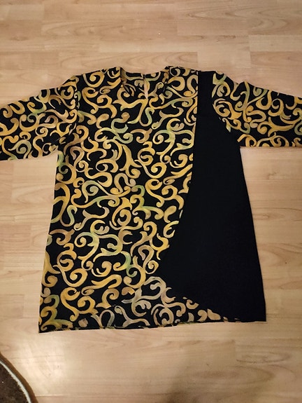 Vintage kaunis kotimainen tunika L
